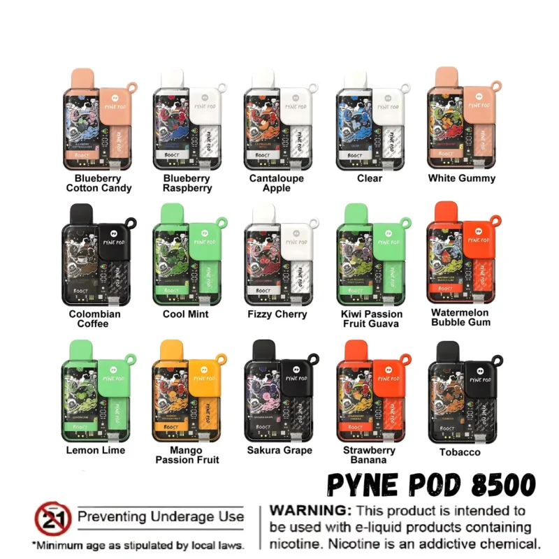 PYNE POD Boost 8500 Puffs Disposable Vape
