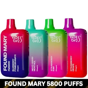 VAPES BARS FOUND MARY 5800 PUFFS DISPOSABLE